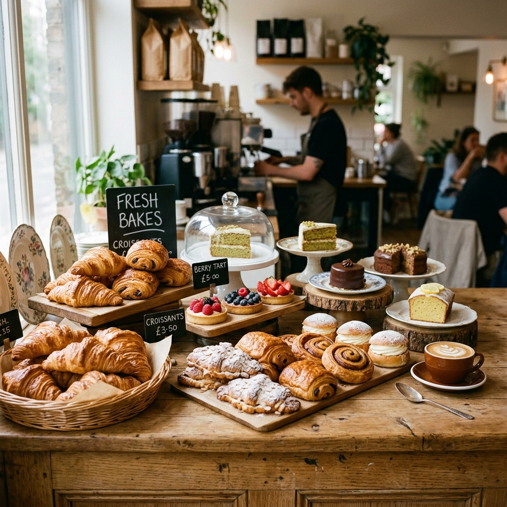 Freshly baked pastries